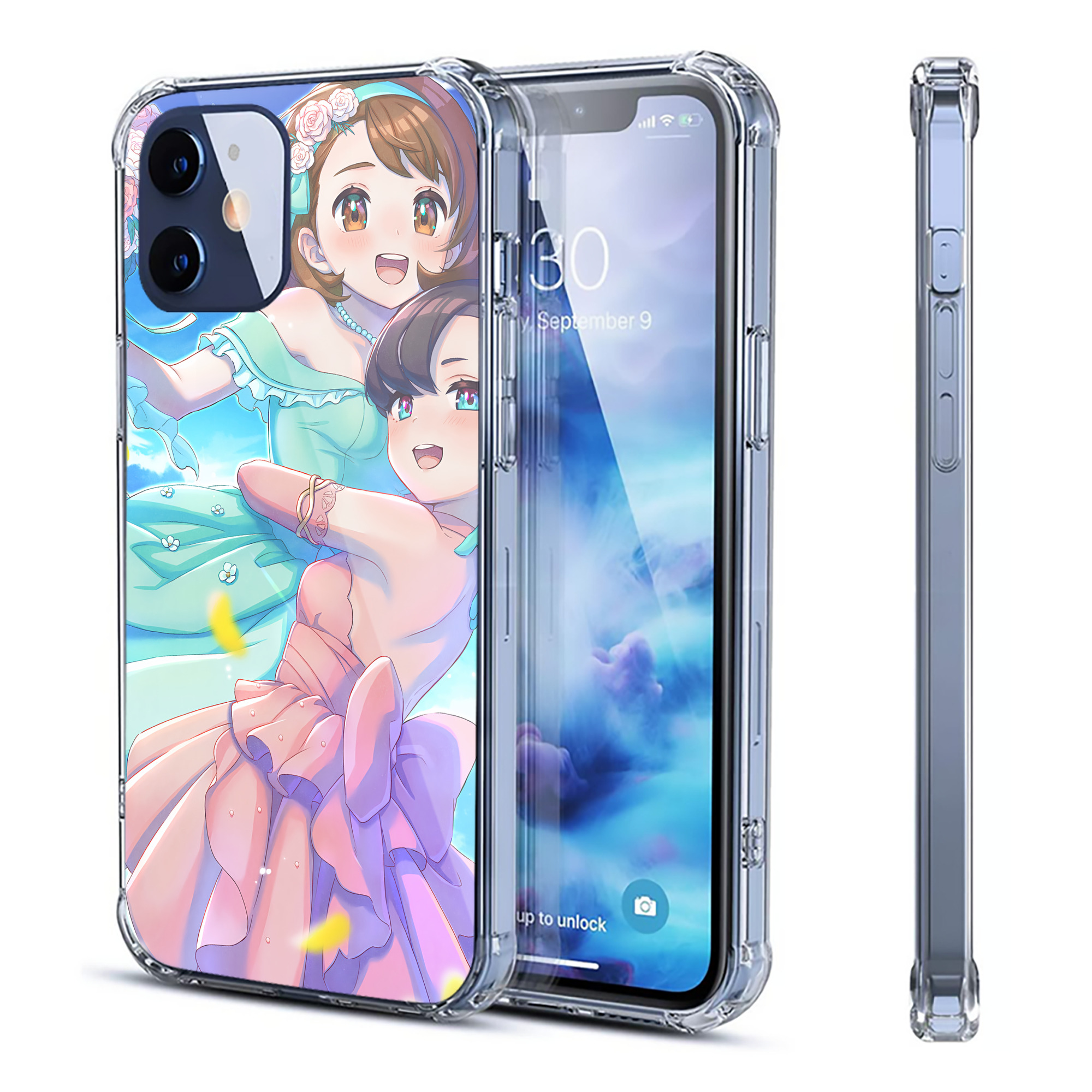 （画像用） ポケットモンスター Pokémon 【iPhone 12シリーズ対応】透明スマホケース（クリアソフトケース）